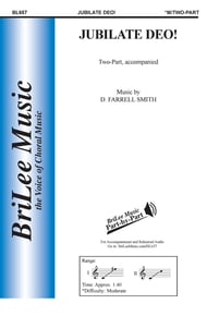 Jubilate Deo! Two-Part choral sheet music cover Thumbnail